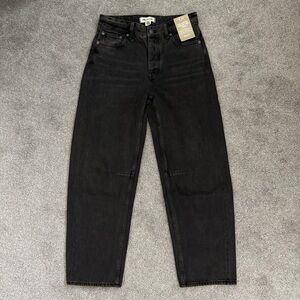 NWT Madewell Darted Barrel Jeans Olenda Wash Size 24